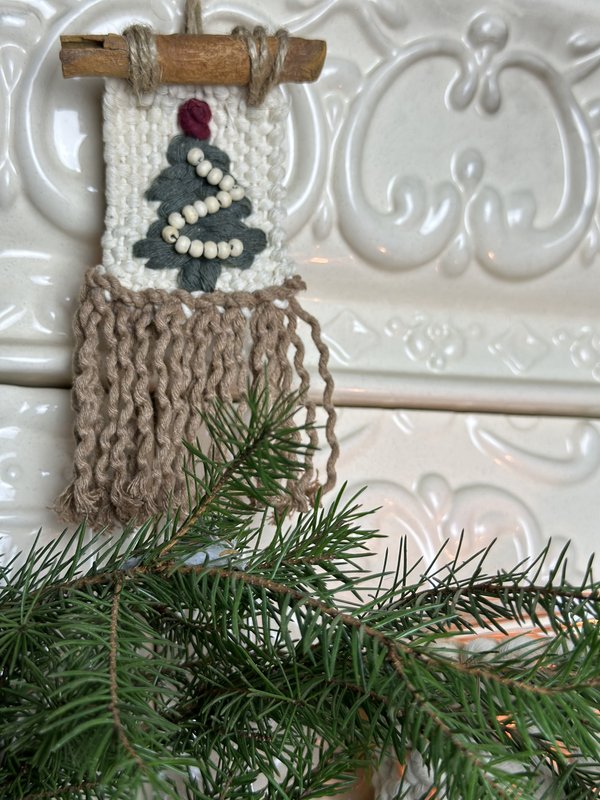Набор для курса Новогодние игрушки weaving + макраме