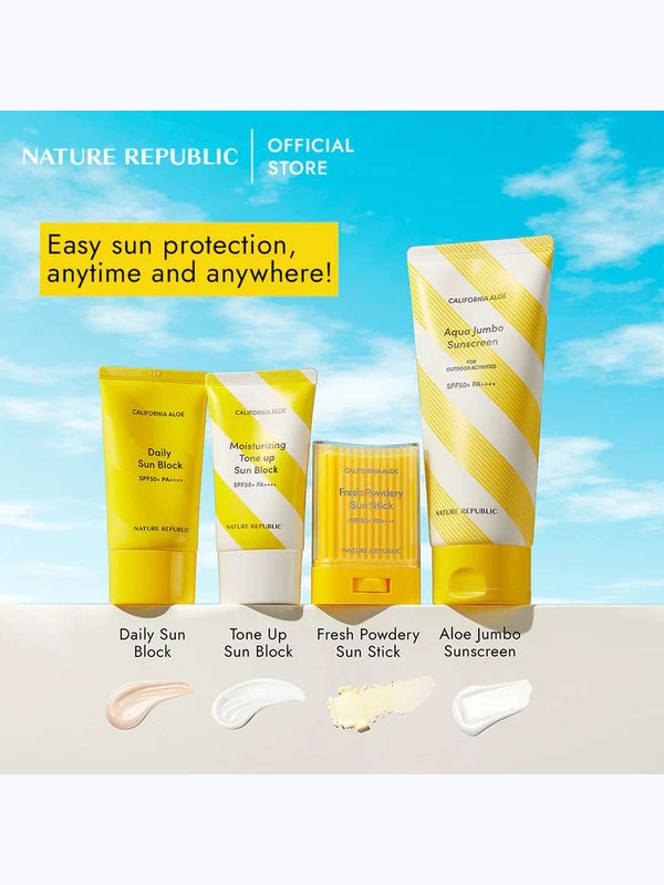 Солнцезащитный крем-стик California Aloe Fresh Powdery Sun Stick SPF50+/Pa++++ 24g