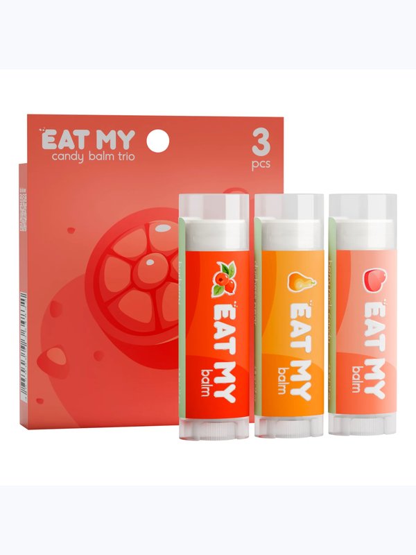 EAT MY набор бальзамов для губ, 3шт Цитрусовые капли
