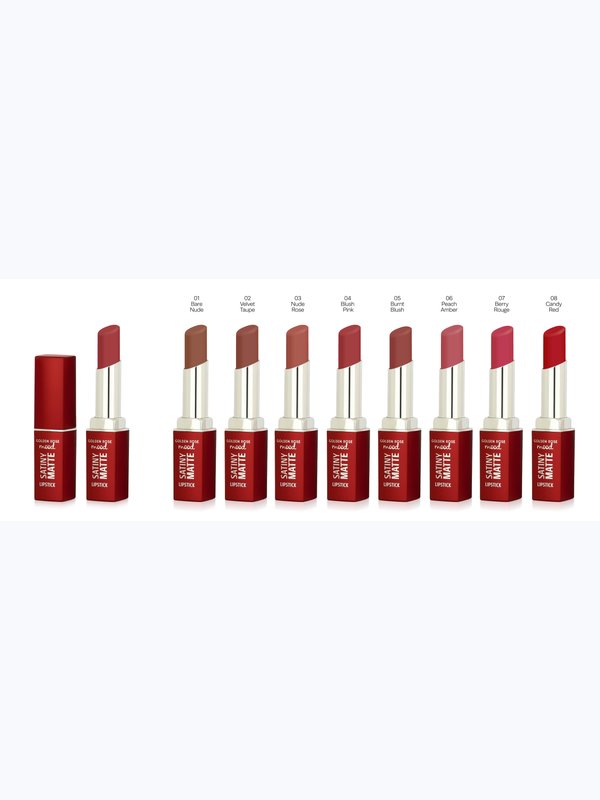 Golden Rose Mood Satiny Matte Lipstick
