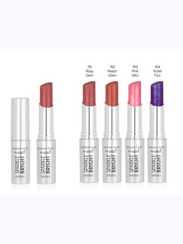 Golden Rose Mood Sparkle Bright Lipstick