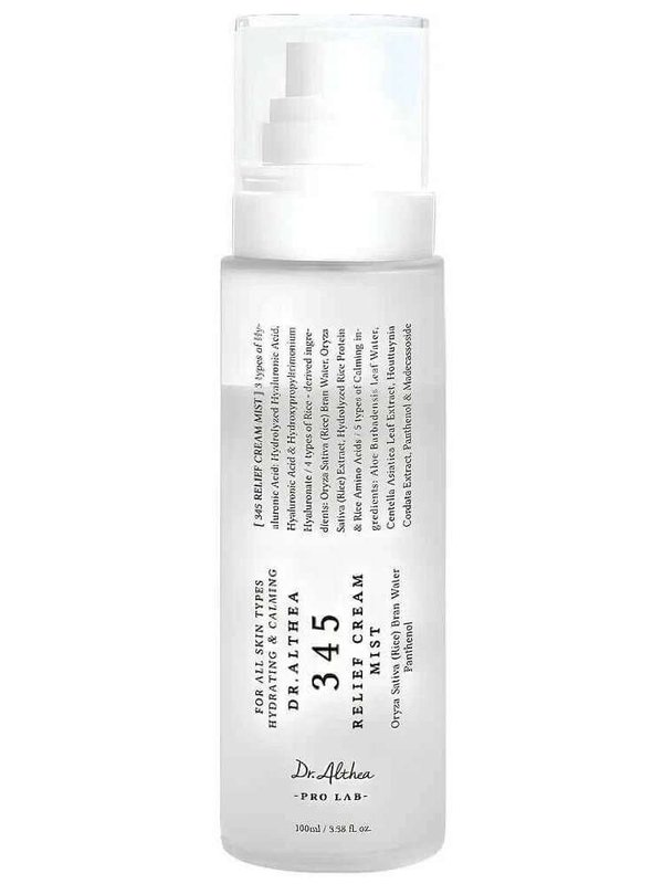 Dr. Althea Успокаивающий мист с гидролатом риса и пантенолом 345 Relief Cream Mist 100 мл