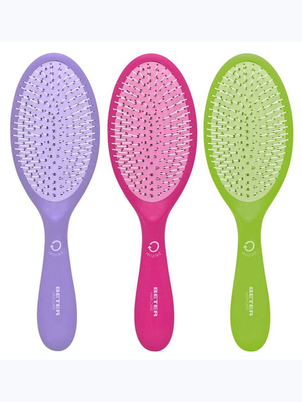 CUSHION BRUSH WITH REMOVABLE CUSHION RECYCLED СИРЕНЕВЫЙ