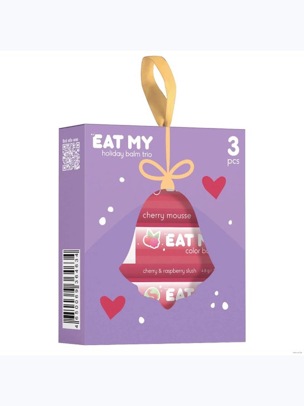 EAT MY набор бальзамов для губ, 3 шт Сrushed candy series