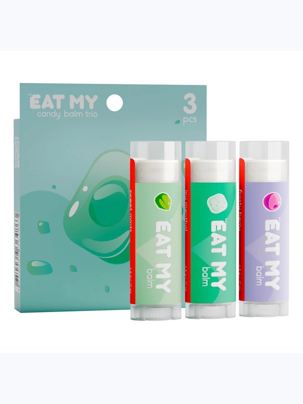 EAT MY набор бальзамов для губ, 3шт Цитрусовые капли