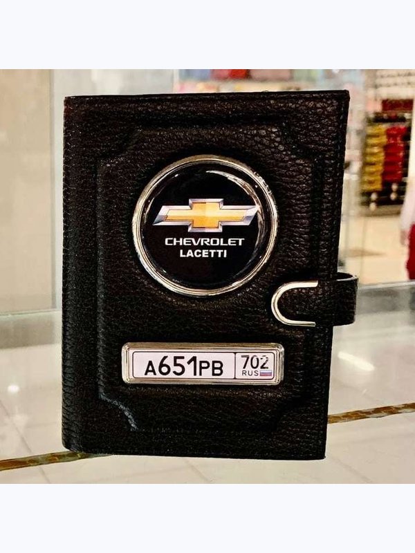 Автообложка с портмоне (кожа)