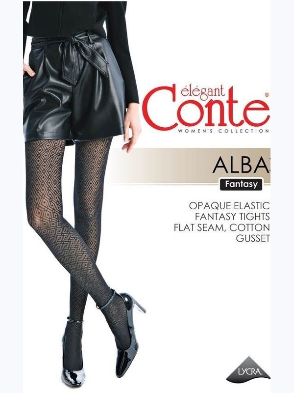 Conte Alba 60 DEN (с геометрическим рисунком)