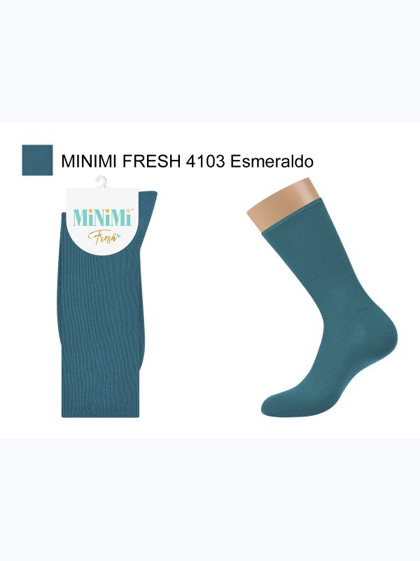Носки женские Minimi Fresh 4103 (цвета: белый, черный, бордо, бирюзовый, т. синий)