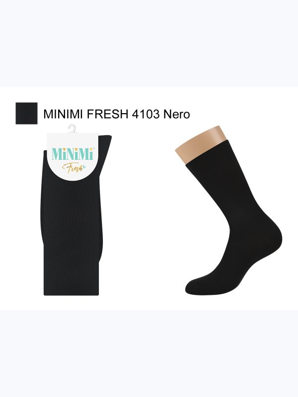 Носки женские Minimi Fresh 4103 (цвета: белый, черный, бордо, бирюзовый, т. синий)