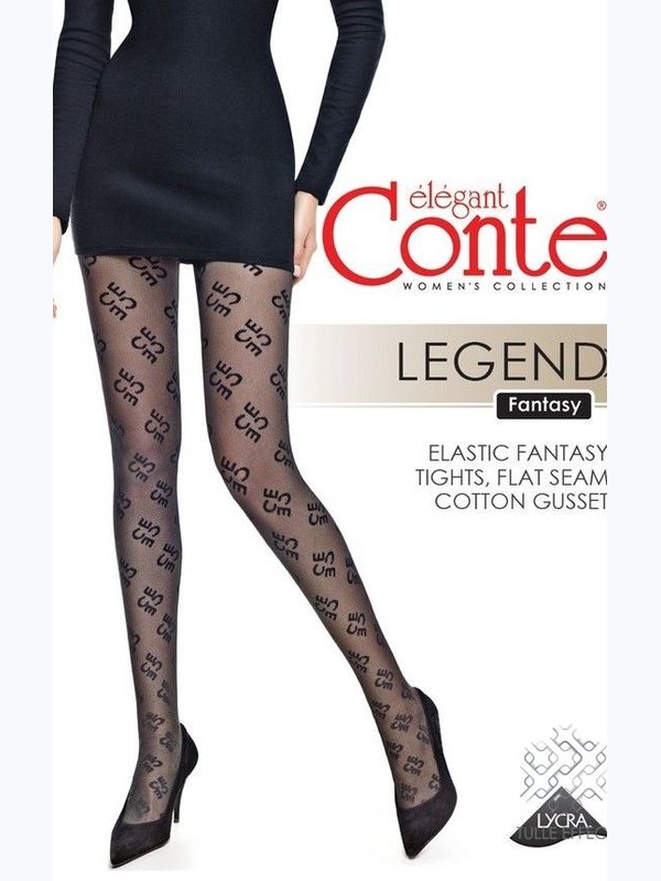 Conte Legend 30DEN (с логотипом и эффектом сетки)