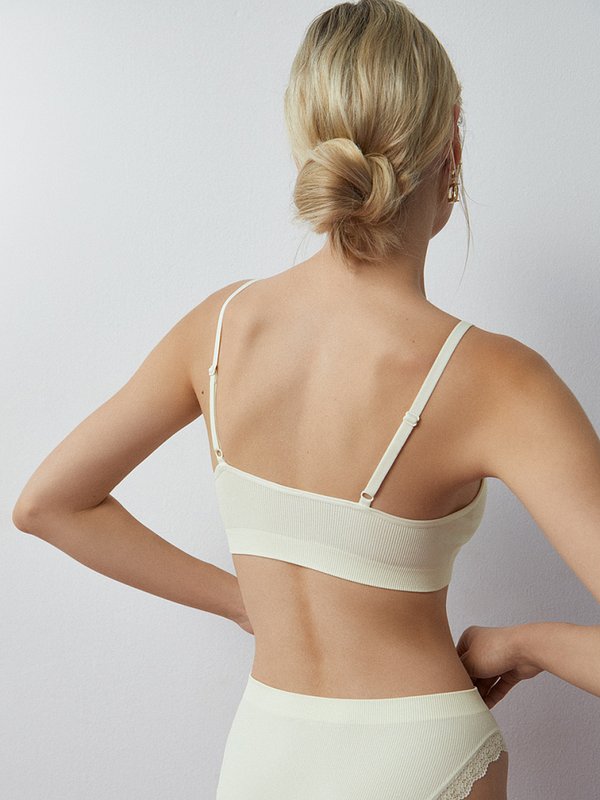 Топ-бра Minimi Mi 1011S (цвета: бежевый, голубой, лиловый)
