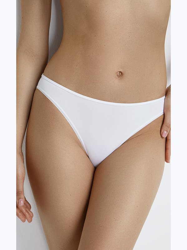 Трусы-слипы Omsa OmD 2221S Soft Slip (цвета: белый и пудрово-розовый)