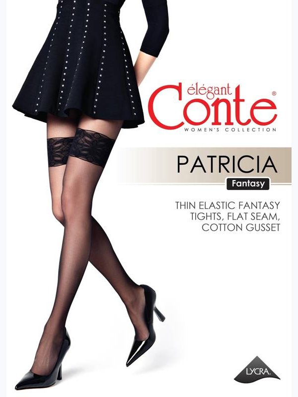 Conte Patricia 30 DEN (с имитацией ажурных чулок)