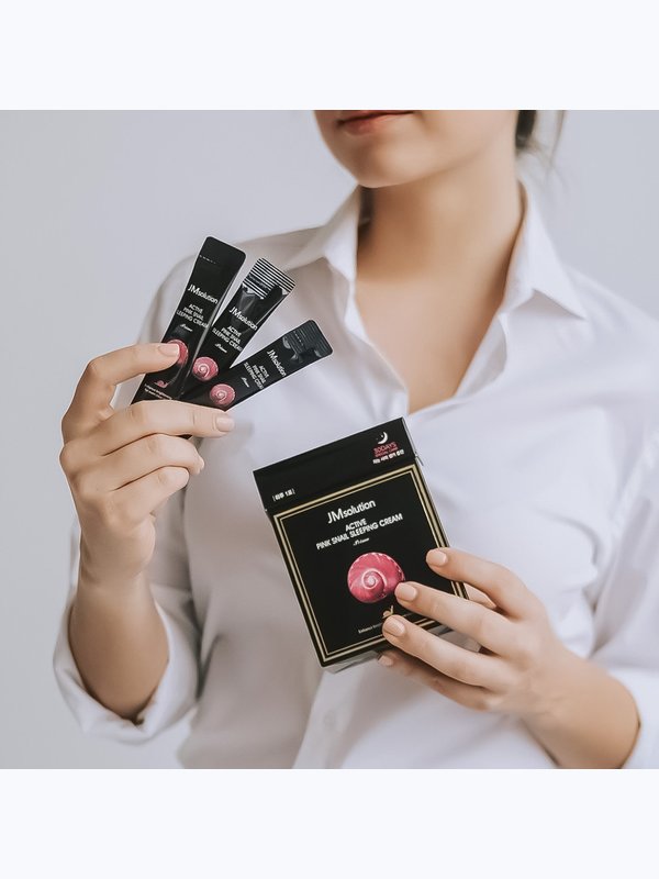 Обновляющая ночная маска с муцином улитки Jmsolution