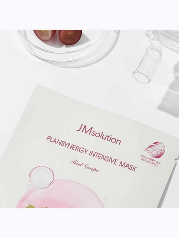 Укрепляющая тканевая маска с красным виноградом JMsolution