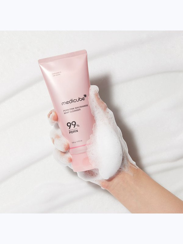 Пенка для умывания с ПДРН medicube PDRN Pink Niacinamide Whip Cleanser
