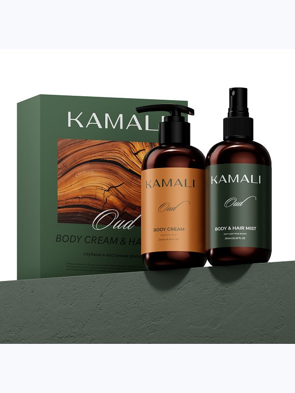Набор из крема для тела и миста для тела и волос OUD Kamali