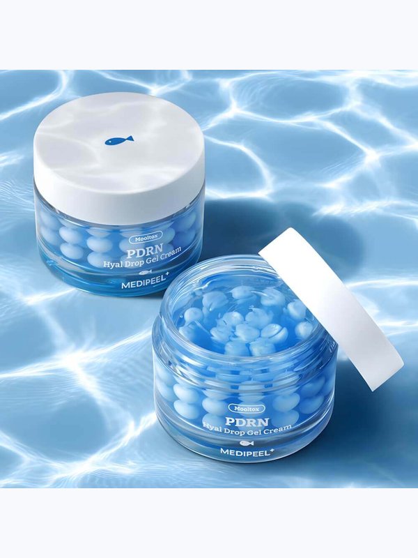Капсульный крем с ПДРН для глубокого увлажнения MEDIPEEL Mooltox PDRN Hyal Drop Gel Cream