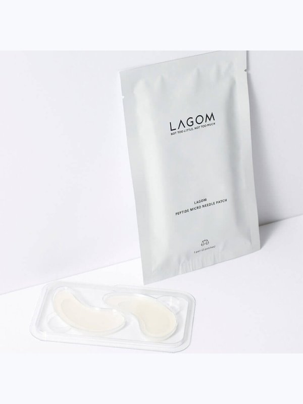 Пептидные патчи с микроиглами от морщин под глазами Lagom