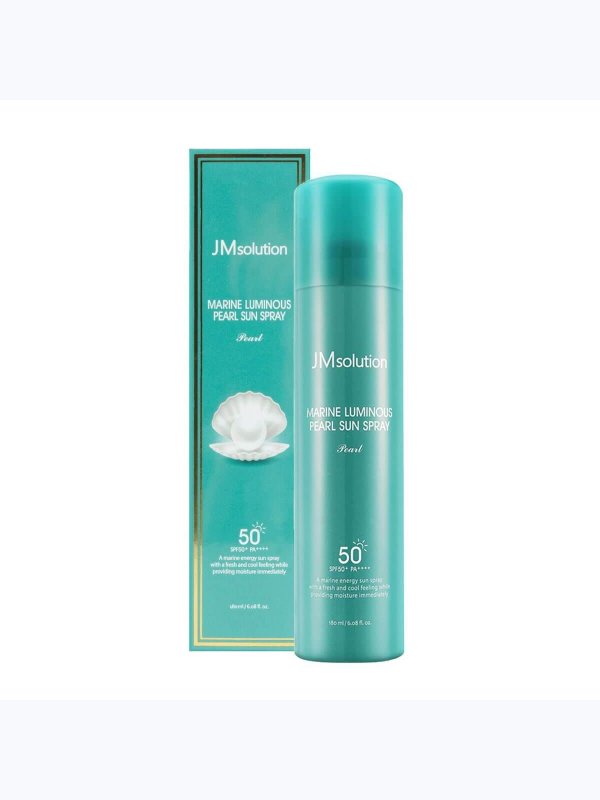 Солнцезащитный спрей с экстрактом жемчуга JMsolution SPF50+ PA+++