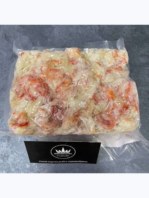 Мясо краба камчатского салатное без панциря, 500гр