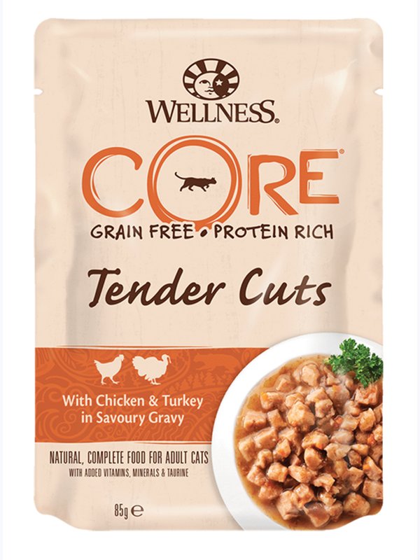 TENDER CUTS ПАУЧИ В ВИДЕ НАРЕЗКИ В СОУСЕ ДЛЯ КОШЕК, 85гр.