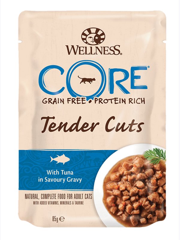 TENDER CUTS ПАУЧИ В ВИДЕ НАРЕЗКИ В СОУСЕ ДЛЯ КОШЕК, 85гр.