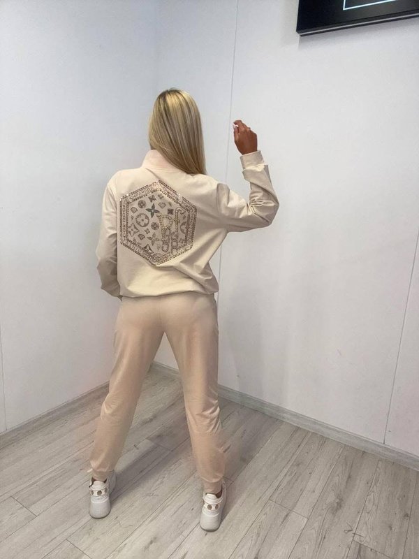 Tepláková souprava béžová Paparazzi