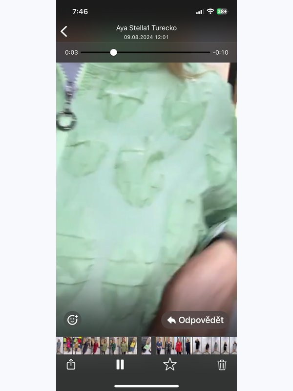 Bunda světle zelená Stella