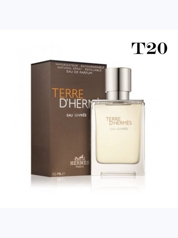 T20m схож с Terre d'Hermes Eau Givree Hermès