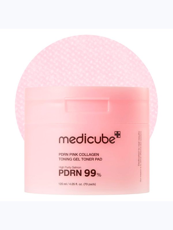 Тонер-пэды гелевые с PDRN и коллагеном Pink Collagen Toning Gel Toner Pad 70 шт