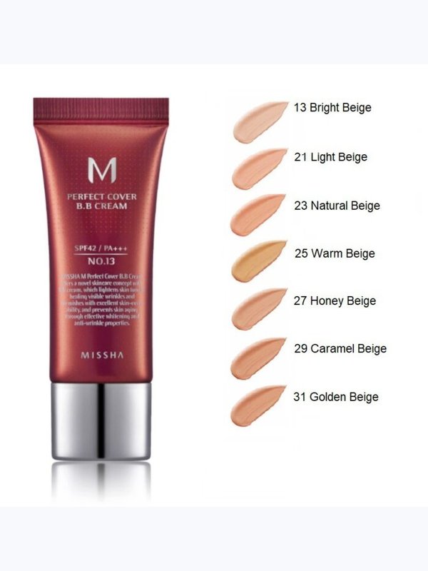 BB-крем MISSHA M Perfect Cover BB Cream EX SPF42/PA+++ ^ 20мл