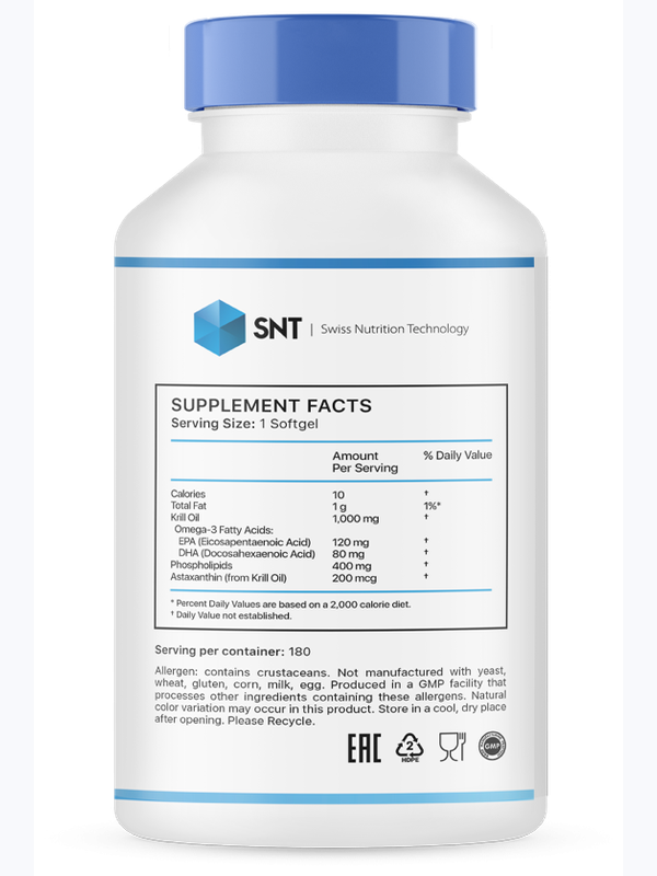 SNT Krill Oil, 180 капсул