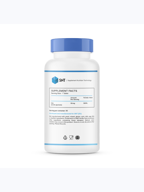 SNT Zinc Glycinate 50 mg, 90 таблеток