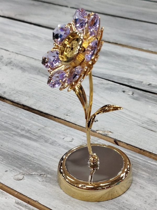 Часы "Фиалка" с кристаллами SWAROVSKI  кк 38527