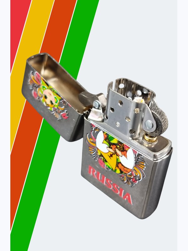 Зажигалка Zippo РОССИЯ, Матрешка2, Паук