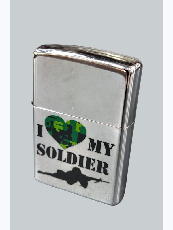 Зажигалки Zippo Любящее сердце, С любовью моему солдату