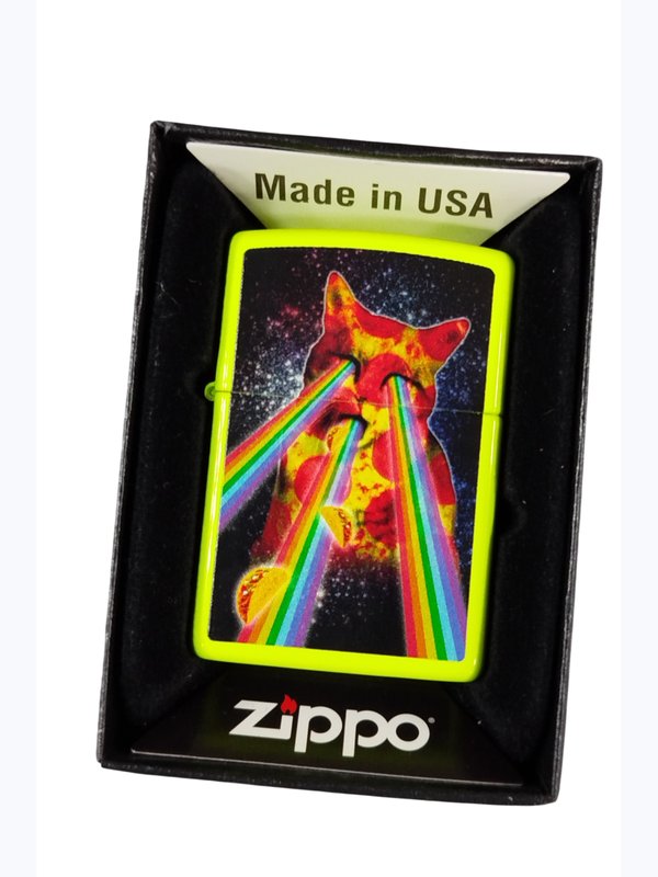 Зажигалки Zippo Дракон, Кот-пицца, Панда