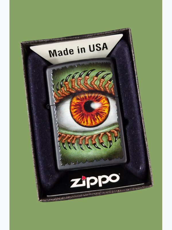 Зажигалки Zippo Черный кот, Глаз монстра, Маска черепа