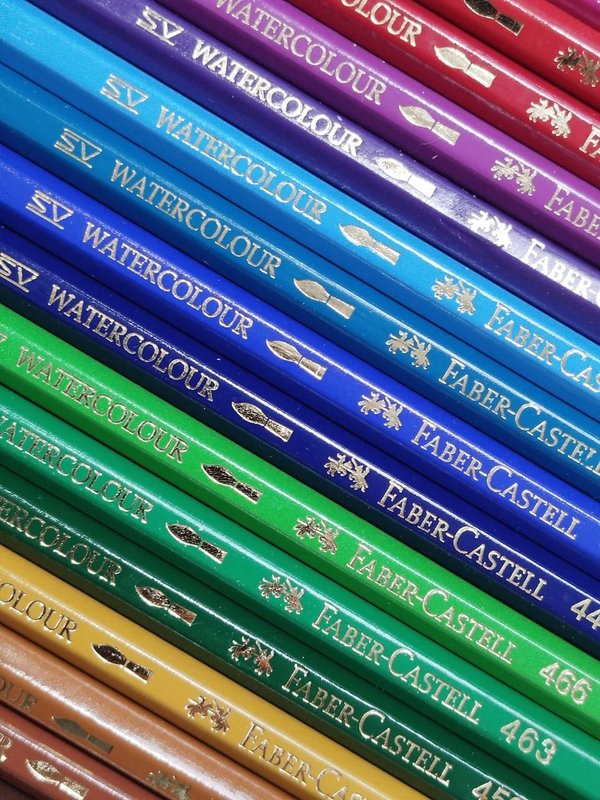 Карандаши акварельные цветные 24 цв + кисть Faber-Castell  кк 6408