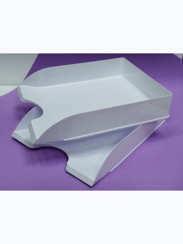 Лоток вертикальный "Дельта" 25*31,5см,белый,пластик СТАММ кк 523