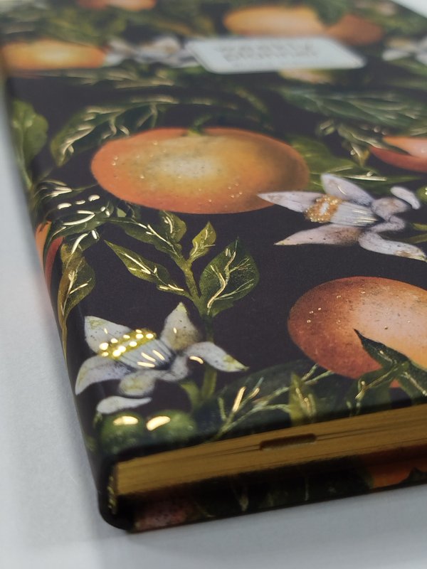 Еженедельник " Флора Райские Апельсины" А5, 96 листов, на резинке кк 52894
