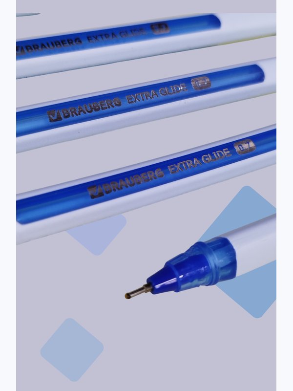 Ручка шариковая масляная BRAUBERG Extra Glide синяя, 0,7мм кк 5579