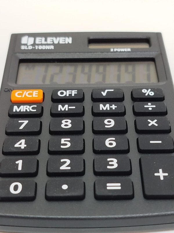 Калькулятор однострочный,8-разрядный дисплей ELEVEN кк 4866