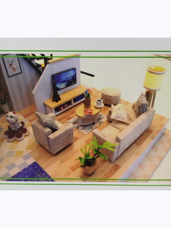Интерьер в миниатюре Вилла с бассейном HOBBY DAY 33*25*22 см кк 12005