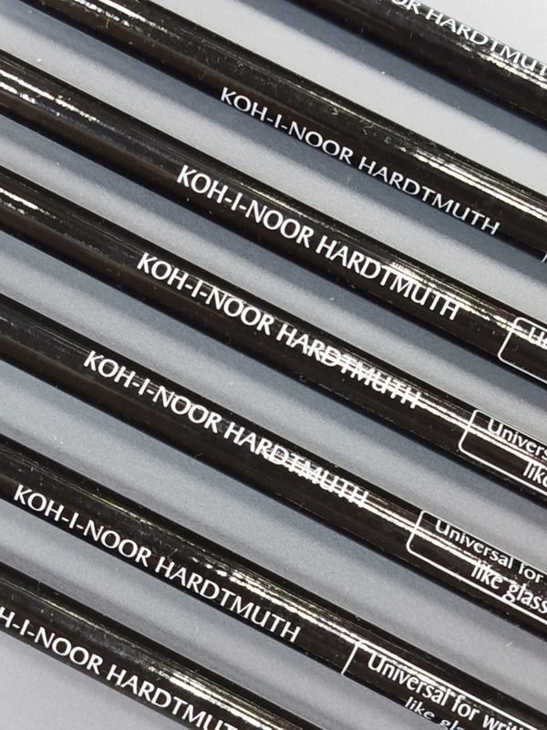 Карандаш черный по стеклу,металлу,пластику KOH-I-NOOR кк 40515