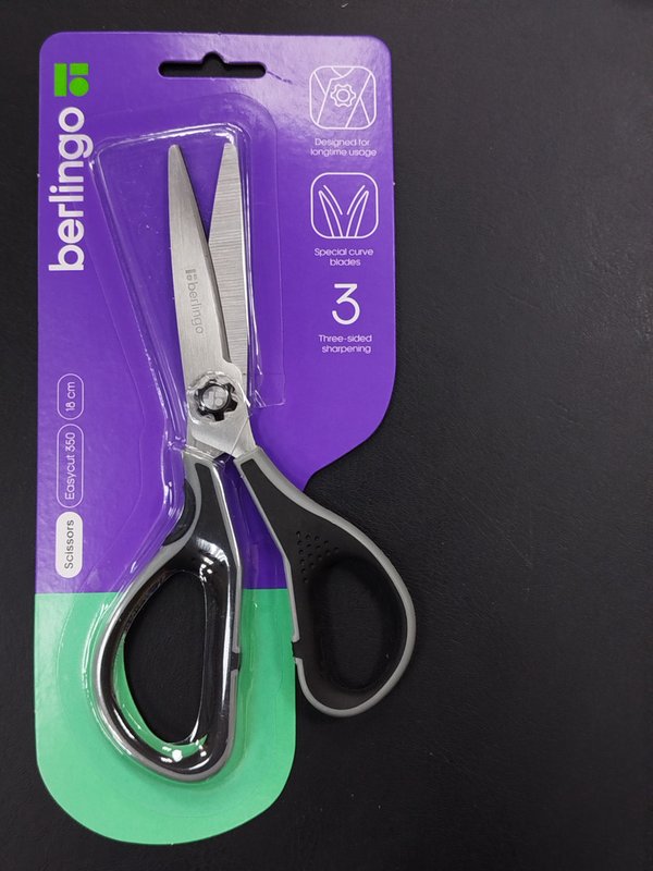 Ножницы  Easycut 350, 18 см, эргономичные ручки Берлинго кк 6688