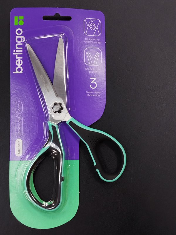 Ножницы  Easycut 350, 18 см, эргономичные ручки Берлинго кк 6688