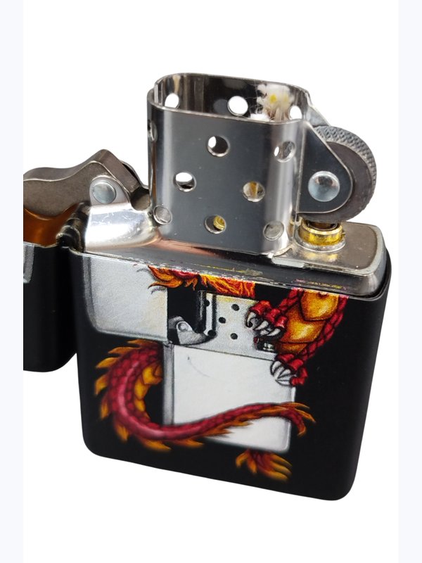 Зажигалки Zippo Дракон, Кот-пицца, Панда