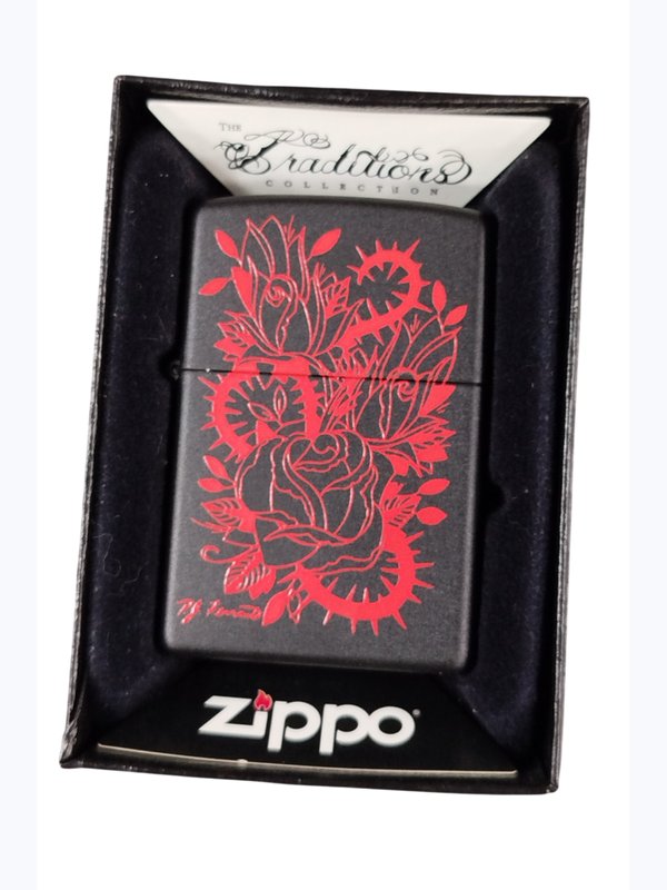 Зажигалки Zippo Шнурки для ботинок, Инь Янь, Роза